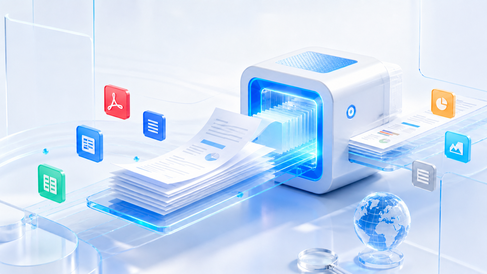 AI workspace for translating PDF, Word, spreadsheets, presentations, and images with Smart Translator